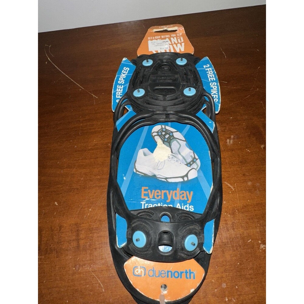 Due North Snow and Ice Cleats All-Purpose Traction Spikes Lrg/XXL